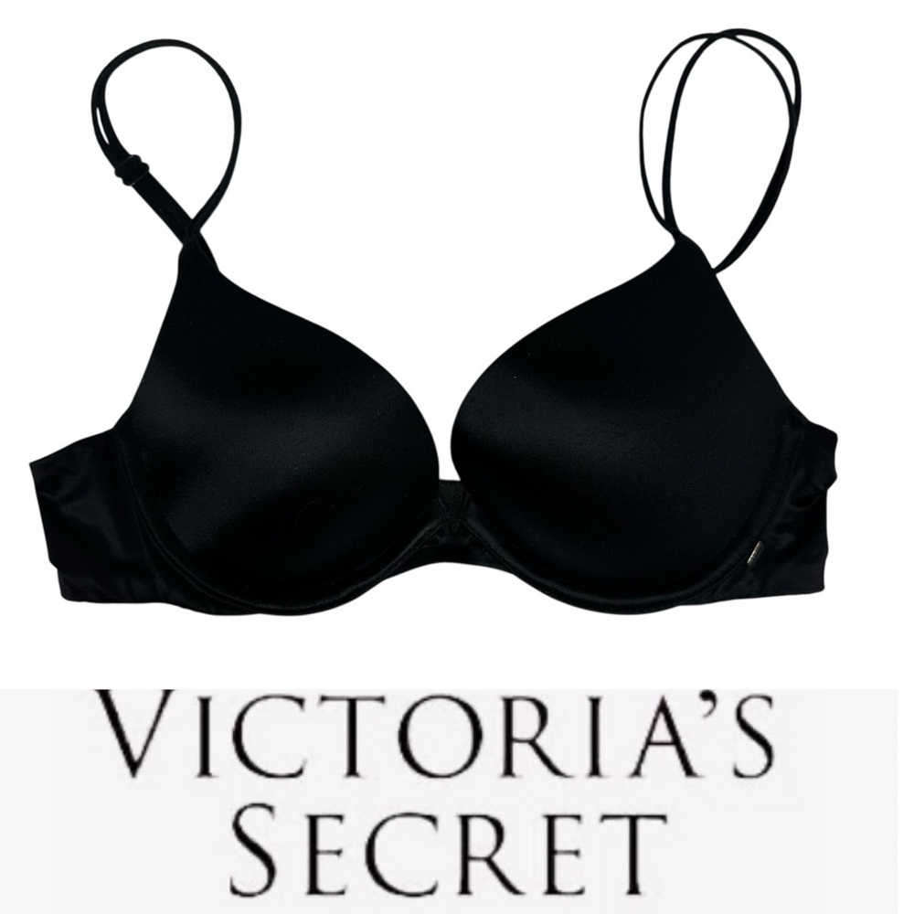 Victorias Secret Very Sexy Black Push Ip Bra 32A